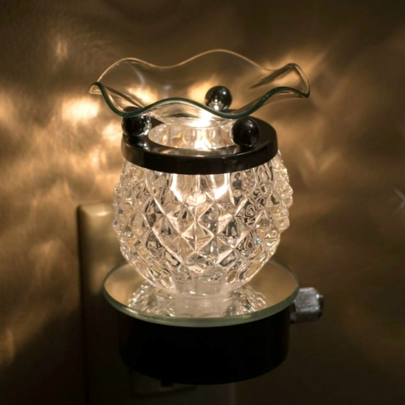 PLUG-IN Electric Glass Ball Oil Warmer.. NEW! - Picture 2 of 2